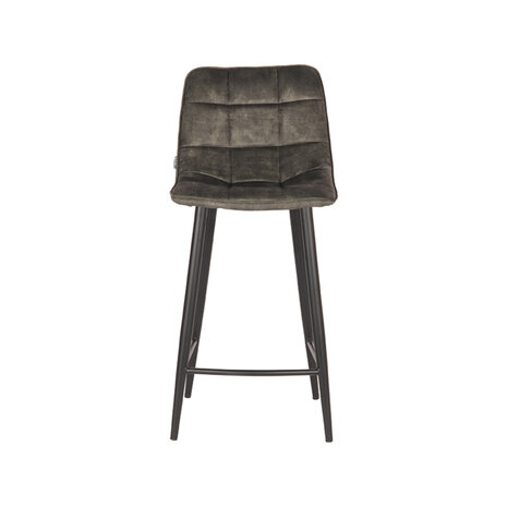 LABEL51 Barkruk Jelt - Hunter - Velours - Laag