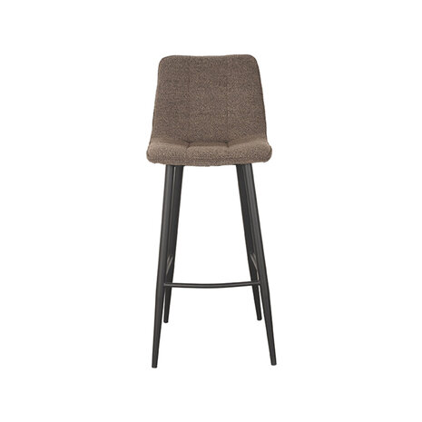 LABEL51 Barkruk Jelt - Bruin - Boucle - Hoog