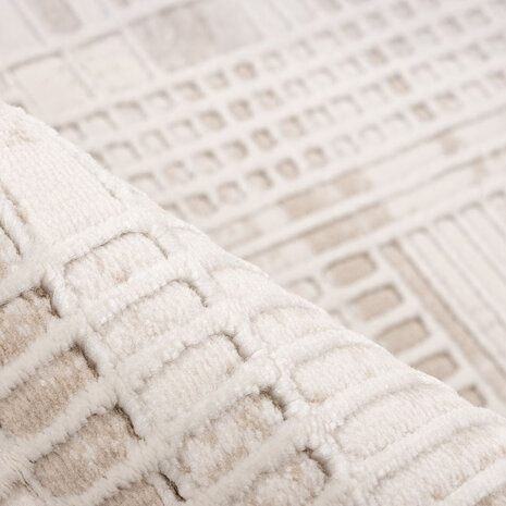 LABEL51 Vloerkleden Manila - Beige - Polyester - 200x290 cm