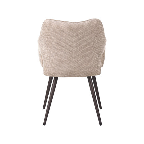 LABEL51 Eetkamerstoel Stan - Clay - Elite - Brons Metalen Frame