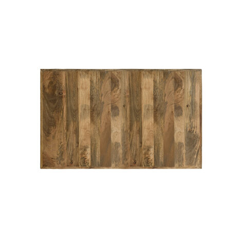 LABEL51 Eetkamertafel Tafelblad Straight Edge - Naturel - Mangohout - 120 cm Straight