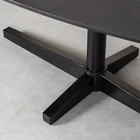 LABEL51 Eetkamertafel Rosie - Zwart - Mangohout - 220 cm