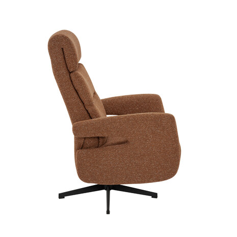 LABEL51 Fauteuil Copenhagen - Coral - Royal Boucle - Manueel Verstelbaar