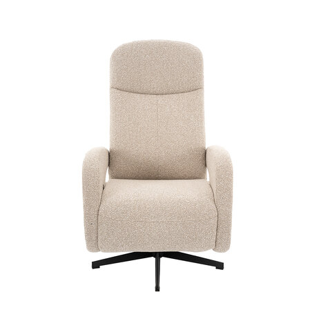 LABEL51 Fauteuil Esjberg - Naturel - Royal Boucle - Manueel Verstelbaar