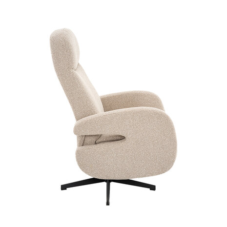 LABEL51 Fauteuil Esjberg - Naturel - Royal Boucle - Manueel Verstelbaar