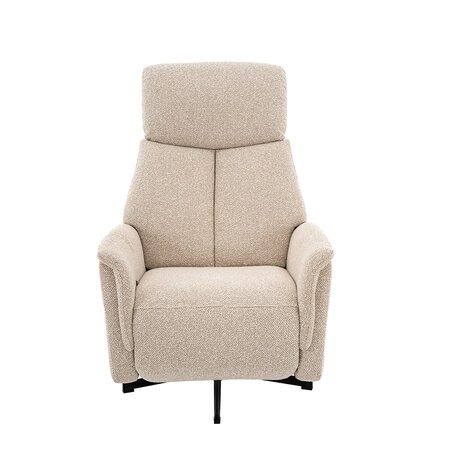 LABEL51 Fauteuil Helsinki - Naturel - Royal Boucle - Manueel Verstelbaar