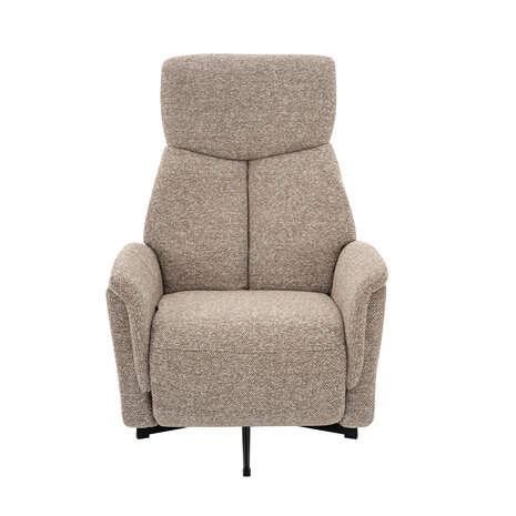 LABEL51 Fauteuil Helsinki - Mushroom - Royal Boucle - Manueel Verstelbaar
