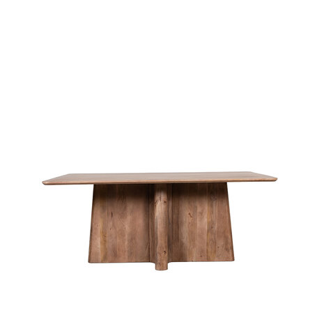 LABEL51 Eetkamertafel Scott - Nature Smooth - Mangohout - 200 cm