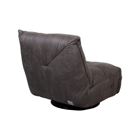LABEL51 Fauteuil Powernap Station - Antraciet - Micro Suede - One Size