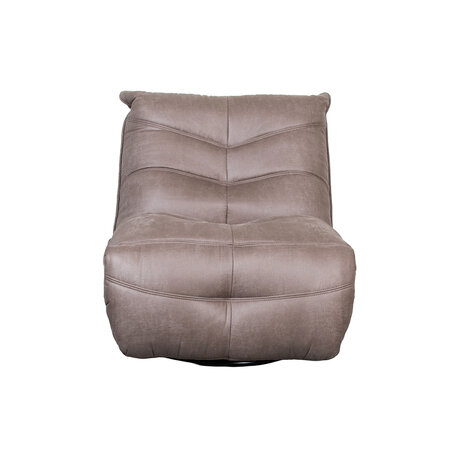 LABEL51 Fauteuil Powernap Station - Taupe - Micro Suede - One Size