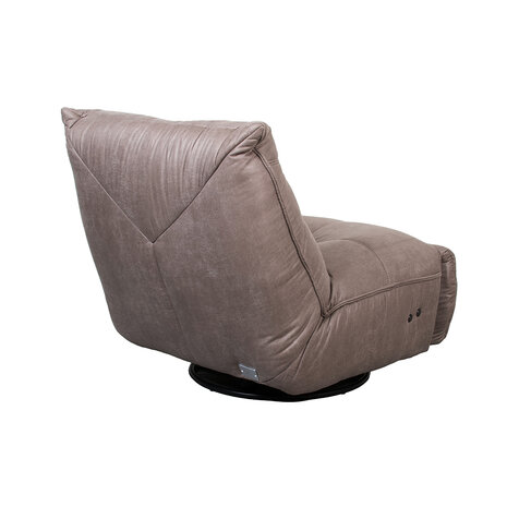 LABEL51 Fauteuil Powernap Station - Taupe - Micro Suede - One Size