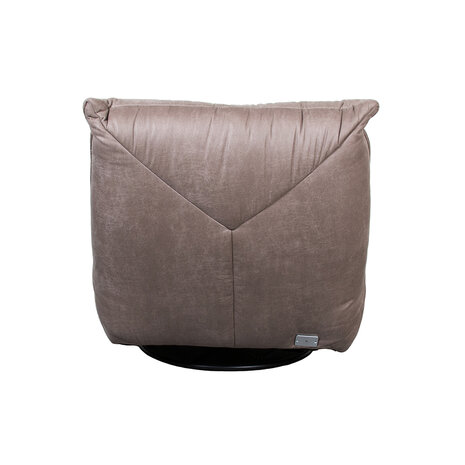 LABEL51 Fauteuil Powernap Station - Taupe - Micro Suede - One Size