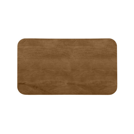 LABEL51 Eetkamertafel Tafelblad Sloppy Edge - Nature Smooth - Mangohout - 120 cm Sloppy