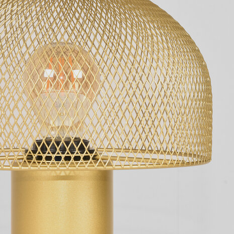 LABEL51 Tafellamp Fungo - Goud - Metaal - 1-Lichts
