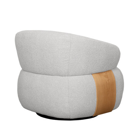 LABEL51 Fauteuil Valenza - Naturel - Boucle - One Size