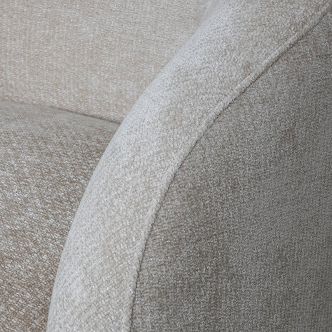 LABEL51 Fauteuil Alby - Naturel - Chenille - 1-Zits