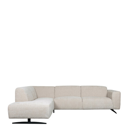 LABEL51 Hoekbank Rodano - Naturel - Chenille - Hoekbank Links