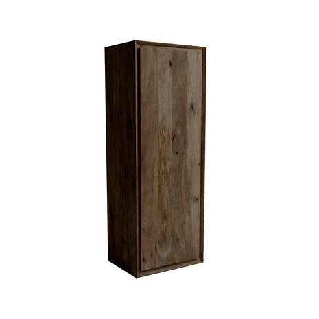 LABEL51 Bergkast Nori - Espresso - Mangohout - 140 cm - Rechts