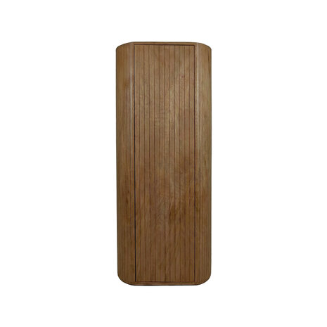 LABEL51 Bergkast Miya - Natural - Mangohout - 160 cm - Rechts