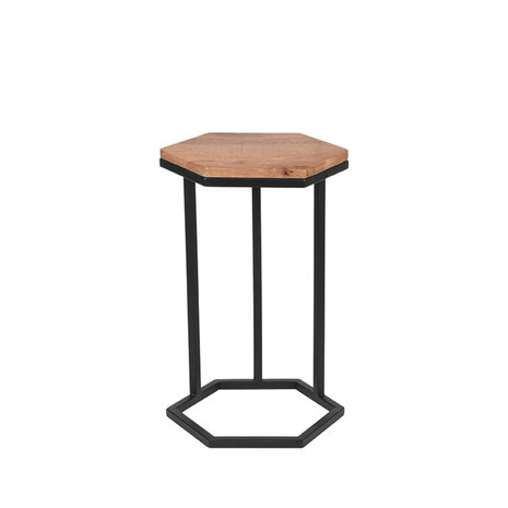 LABEL51 Bijzettafel Slide - Rough - Mangohout - One Size