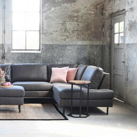 LABEL51 Bijzettafel Slide - Rough - Mangohout - One Size