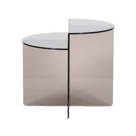 LABEL51 Bijzettafel Rosa - - Glas