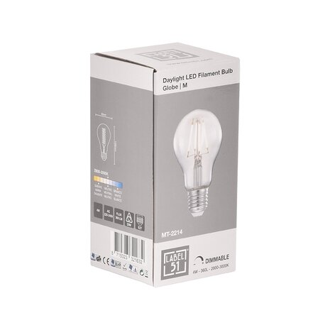 LABEL51 Lichtbronnen Kooldraadlamp - Helder glas - - Bol M