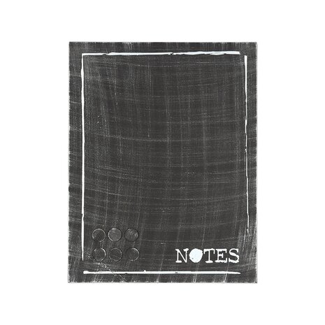 LABEL51 Wanddecoratie Memobord - Antiek Zwart - Metaal - One Size