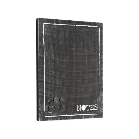 LABEL51 Wanddecoratie Memobord - Antiek Zwart - Metaal - One Size