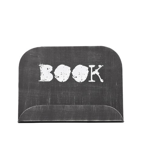 LABEL51 Keukenaccessoires Kookboekstandaard - Antiek Zwart - Metaal - One Size