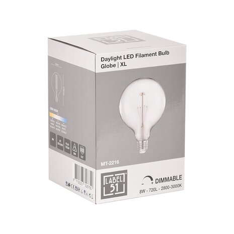 LABEL51 Lichtbronnen Kooldraadlamp - Helder glas - - Bol XL