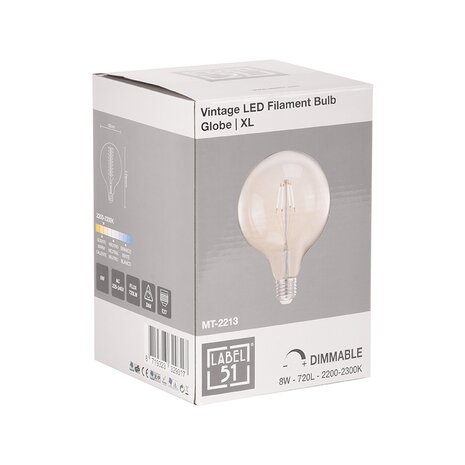 LABEL51 Lichtbronnen Kooldraadlamp - Helder glas - - Bol XL