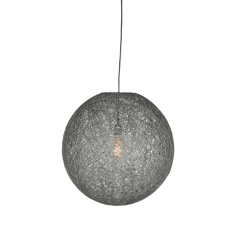 LABEL51 Hanglampen Twist - Grijs - Vlas - M