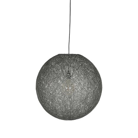LABEL51 Hanglampen Twist - Grijs - Vlas - M