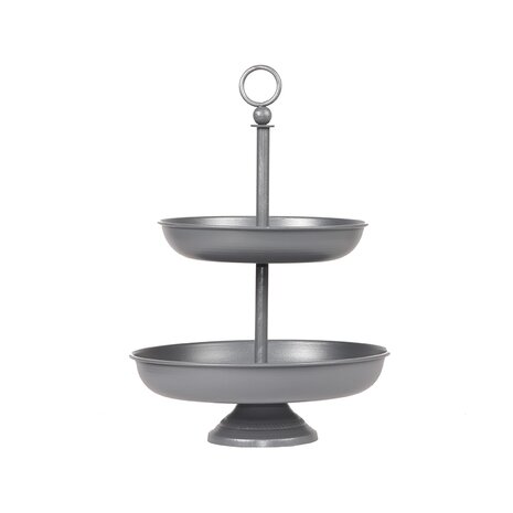 LABEL51 Woondecoratie Etagere - Antiek Grijs - Metaal - One Size