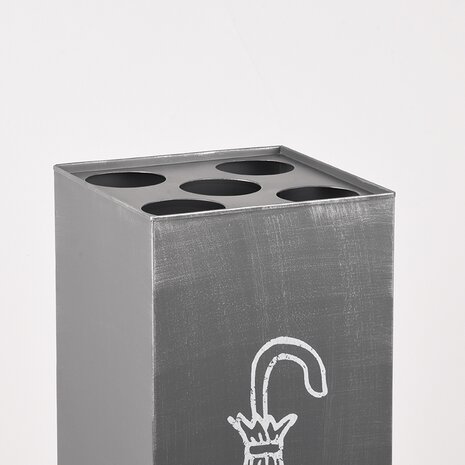 LABEL51 Woondecoratie Parapluhouder - Antiek Grijs - Metaal - One Size