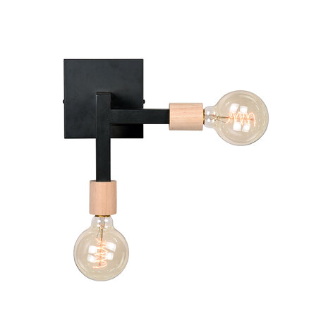 LABEL51 Wandlampen Loco - Zwart - Metaal - SALE