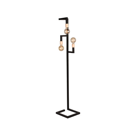 LABEL51 Vloerlampen Loco - Zwart - Metaal - SALE