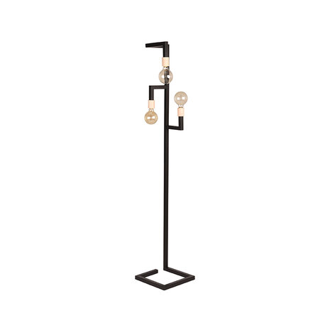 LABEL51 Vloerlampen Loco - Zwart - Metaal - SALE