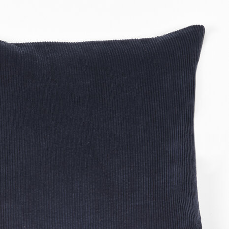 LABEL51 Sierkussens Rib - Navy - Katoen - 45x45 cm