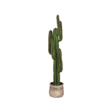 LABEL51 Woondecoratie Cactus - Groen - Kunststof - 130 cm