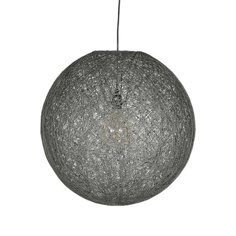 LABEL51 Hanglampen Twist - Grijs - Vlas - XL