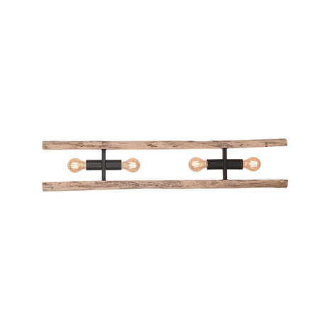 LABEL51 Hanglampen Woody - Naturel - Hout - 4-Lichts