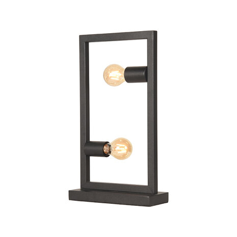 LABEL51 Tafellampen Quadrato - Zwart - Metaal - One Size
