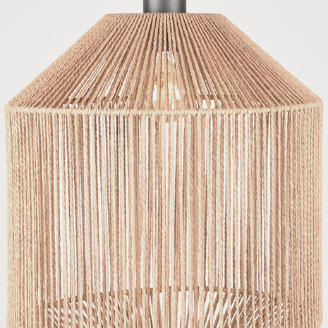 LABEL51 Hanglampen Ibiza - Naturel - Jute - 1-Lichts Cilinder