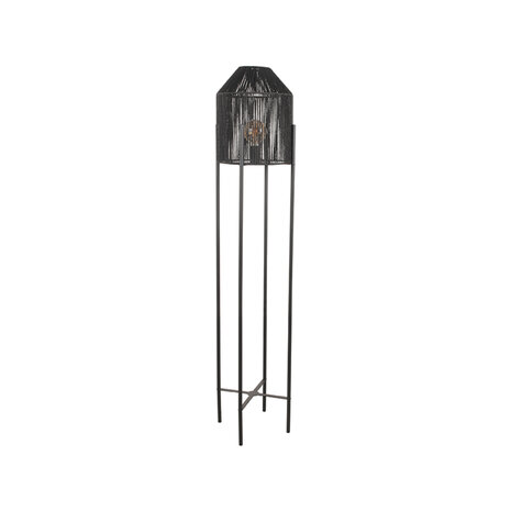 LABEL51 Vloerlampen Ibiza - Zwart - Jute - 1-Lichts