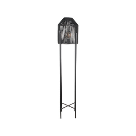 LABEL51 Vloerlampen Ibiza - Zwart - Jute - 1-Lichts