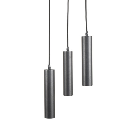 LABEL51 Hanglampen Ferroli - Zwart - Metaal - 3-lichts