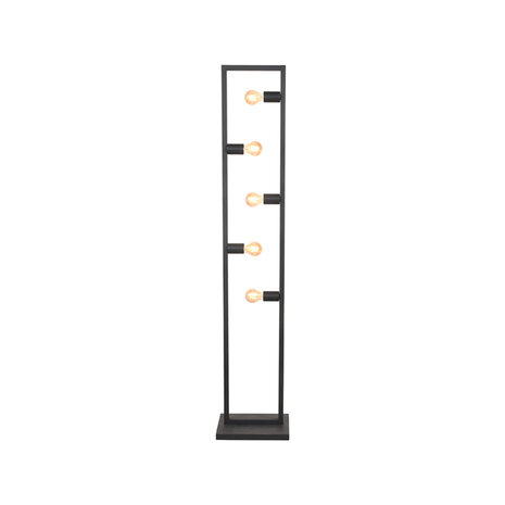 LABEL51 Vloerlampen Quadrato - Zwart - Metaal - One Size