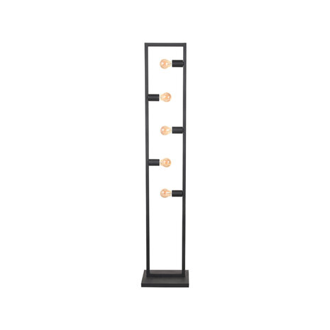 LABEL51 Vloerlampen Quadrato - Zwart - Metaal - One Size